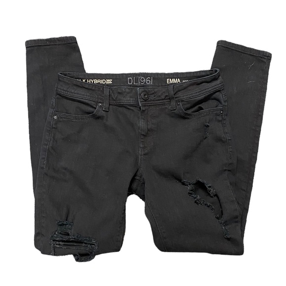 DL1961 Emma Legging Slashed Jeans - Picture 1 of 9